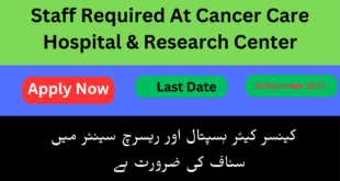 Staff Required At Cancer Care Hospital & Research Center