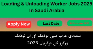 Loading & Unloading Worker Jobs 2025 In Saudi Arabia
